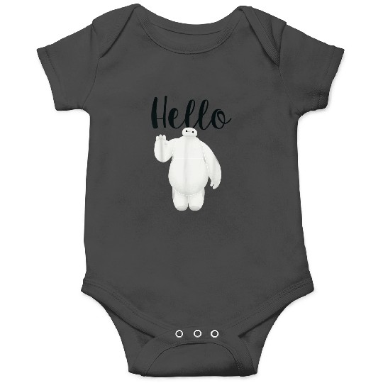 Disneyss Big Hero 6 Baymax Wave Hello Graphic Onesies