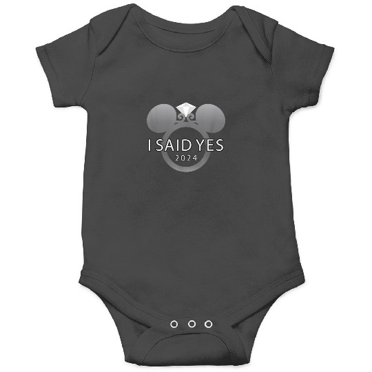 Disney I Said Yes 2024 Engagement Ring Proposal Onesies