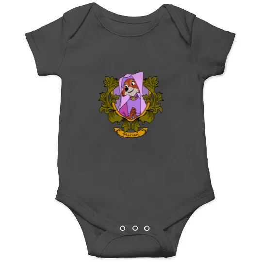 Disney Robin Hood Marian  Floral Portrait Onesies