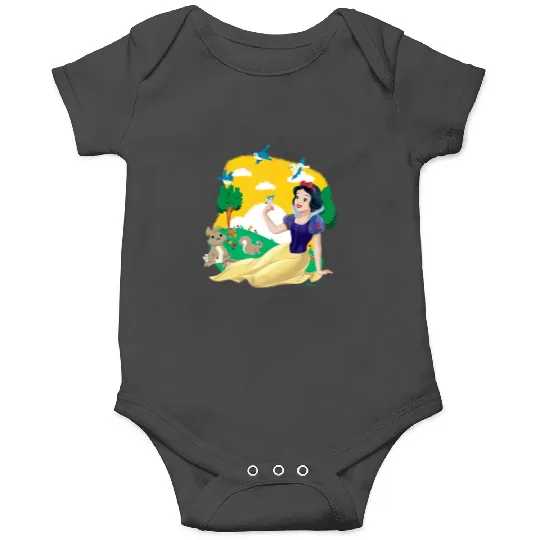 Discover Disney Princess - Snow White Forest Scene Bunnies Birds Onesies