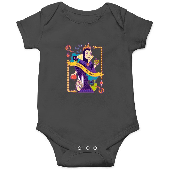 Disney Villains Evil Queen Fairest in the Land Playing Card Onesies