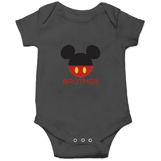 Discover Disney Mickey Mouse Red Shorts Icon Brother Family Onesies