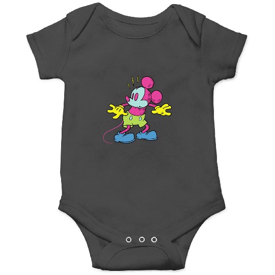 Disney Mickey Mouse Surprise Behind You Retro Pop Art Onesies