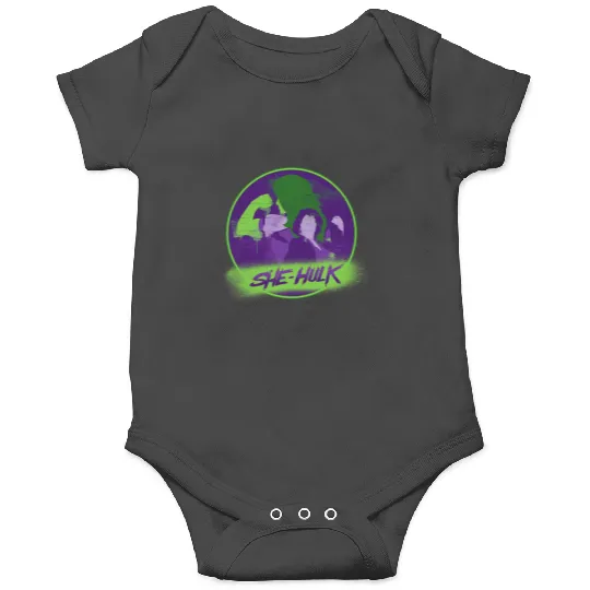 Marvel Studios She-Hulk Disney Plus Spray Paint Onesies