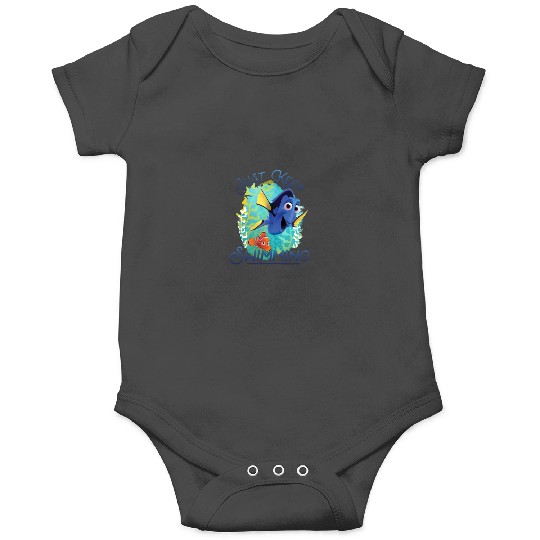 Disneyss Pixars Finding Dory Just Keep Swimming Ocean Logo Onesies