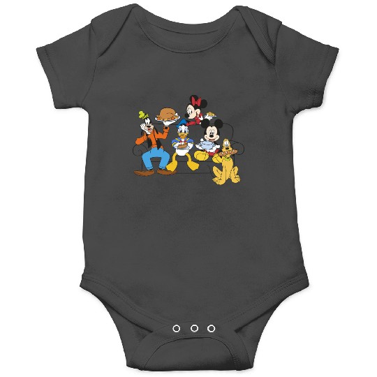 Disney Mickey Friends Thanksgiving Friendsgiving Couch Happy Thanksgiving 2024 Onesies