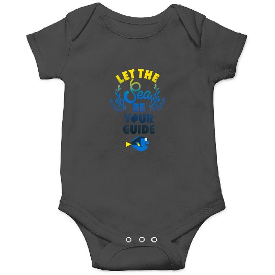 Disneyss Pixars Finding Dory Let The Sea Be Your Guide Logo Onesies