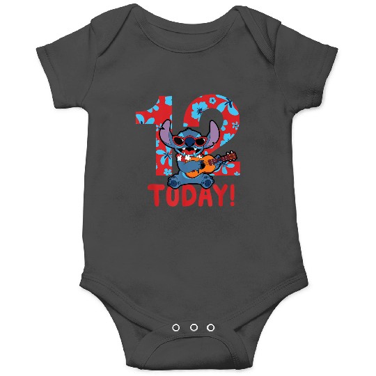 Disney Lilo Stitch Tropical Birthday 12 Years Old Today Onesies