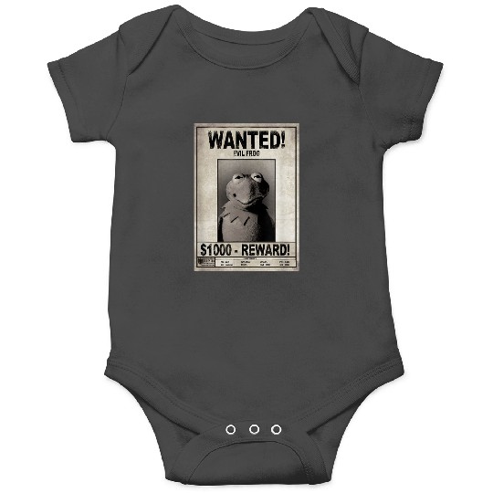 Discover Disney The Muppets Wanted Evil Frog Reward Poster Onesies