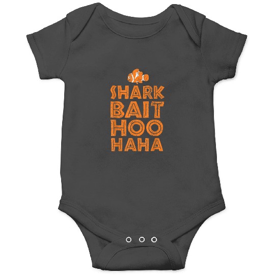 Disney Pixar Finding Nemo Shark Bait Hoo Haa Distressed Logo Onesies
