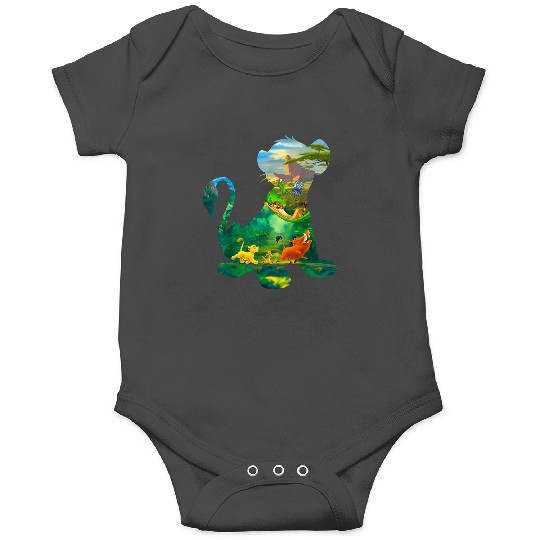 Disney Lion King Simba Silhouette Graphic T-Shirt T-Shirt Onesies