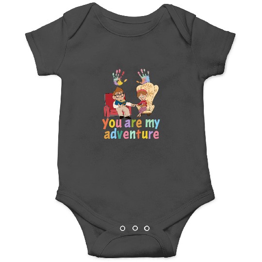 Disney Movie You Are My Adventure Onesies, Disney Couple Carl and Ellie Onesies