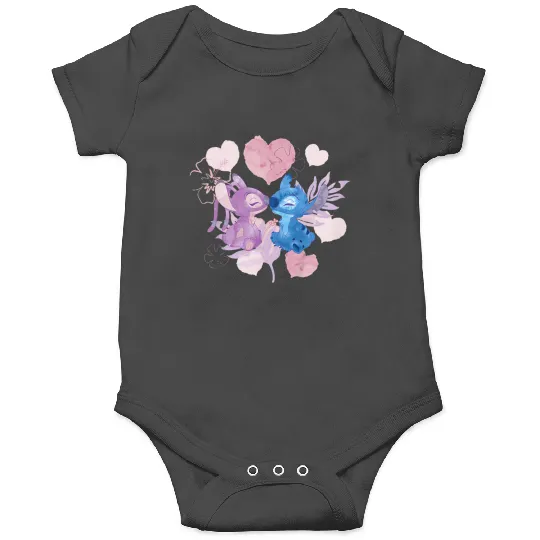 Disney Lilo Stitch Valentine's Day Stitch Angel Kiss Onesies