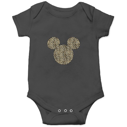 Disney Mickey And Friends Cheetah Print Mickey Ears Onesies
