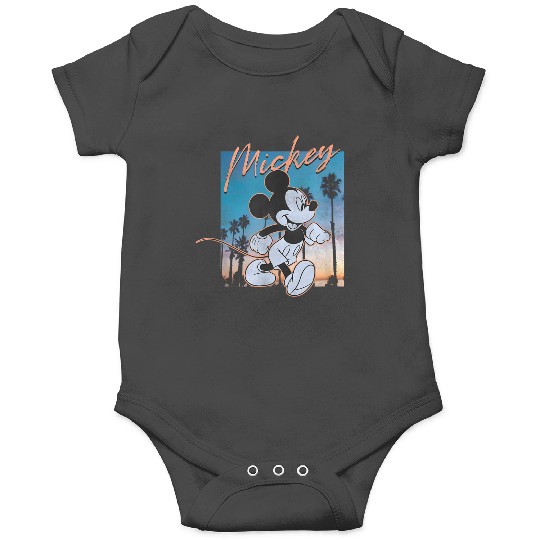 Disney Mickey And Friends Walking On The Sunset Poster Onesies