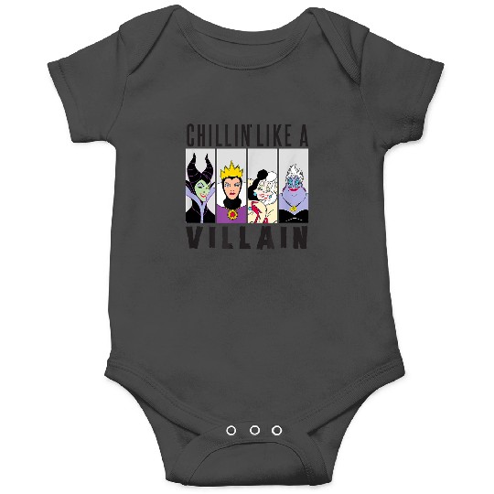 Disney Villain Gang Ursula,Evil Queen,Cruella,Maleficent T-Shirt Onesies