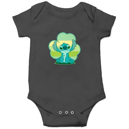 Disney Lilo & Stitch St. Patrick Day Stitch Clover Premium T-Shirt Onesies