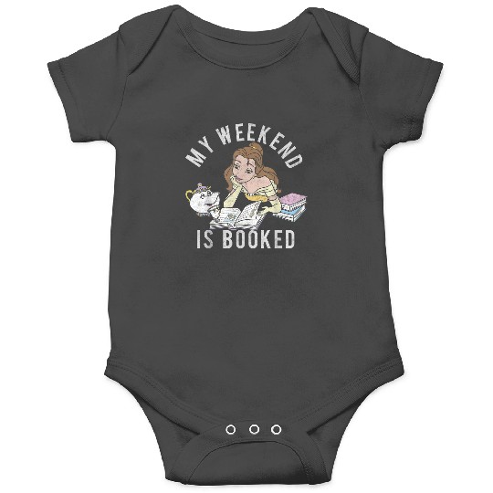 Disney Beauty And The Beast Belle My Weekend Is Booked Short Sleeve  Small Onesies
