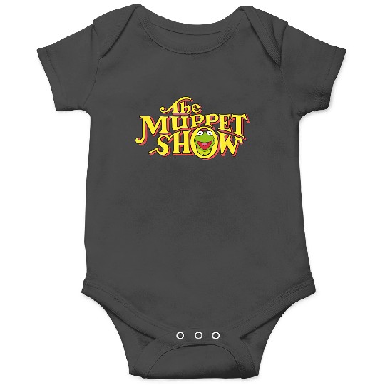 Disney The Muppets Show Kermit Neon Big Chest Text Logo V2 Onesies