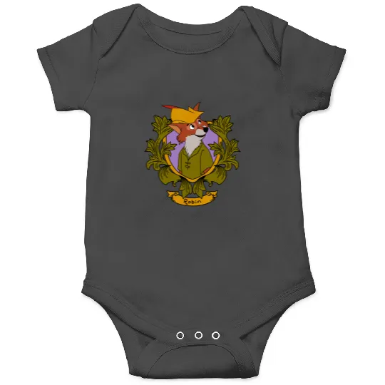 Disney Robin Hood Robin  Floral Portrait Onesies