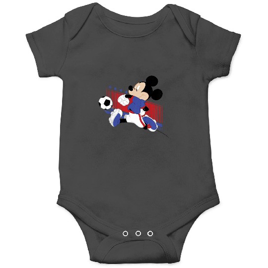 Kids Disney Mickey And Friends Mickey Soccer Player USA Toddler Onesies