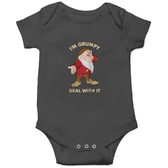 Disneyss Snow White I'm Grumpy Deal With It Portrait Onesies