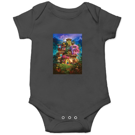 Disney Encanto Madrigal Whole House Poster Onesies