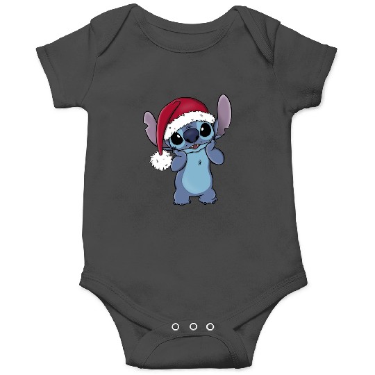 Disney Lilo Stitch Christmas Santa Hat Stitch Portrait_2 Merry Christmas 2024 Onesies