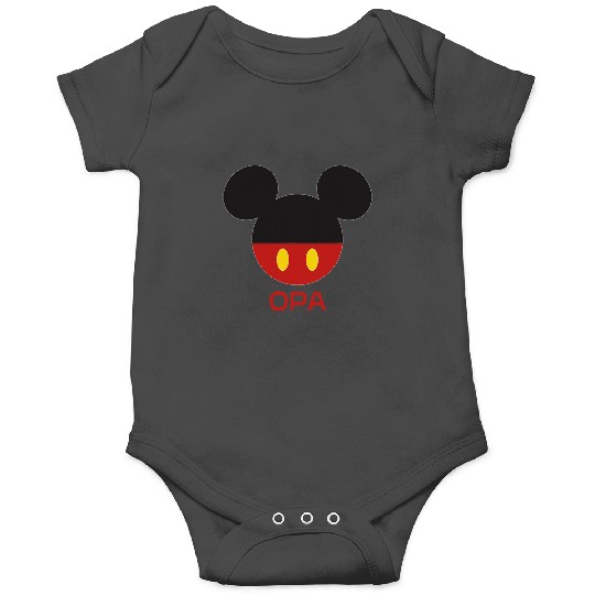 Disney Mickey Mouse Icon Shorts Opa Birthday Father’s Day Onesies