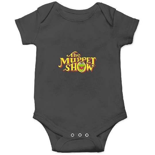 Disney The Muppets Show Kermit Neon Big Chest Text Logo V2 Onesies