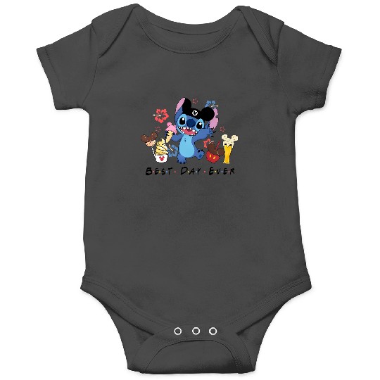 Disney Stitch Best Day Ever Onesies, Disney Stitch Onesies