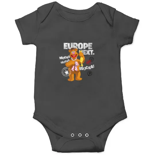 Disney The Muppets Fozzie Bear Europe Next Distressed Poster Onesies