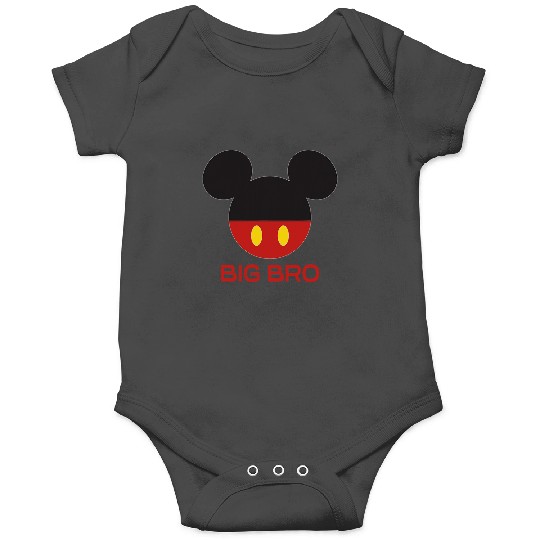 Disney Mickey Mouse Red Shorts Icon Big Bro Brother Family Onesies