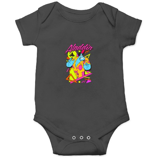 Disney Aladdin Genie 90s Style Retro  Portrait Onesies