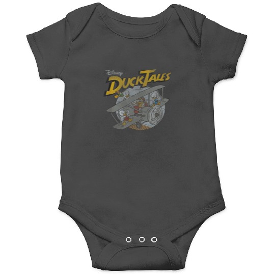 Disney DuckTales Ducks On Airplane Distressed Po Onesies