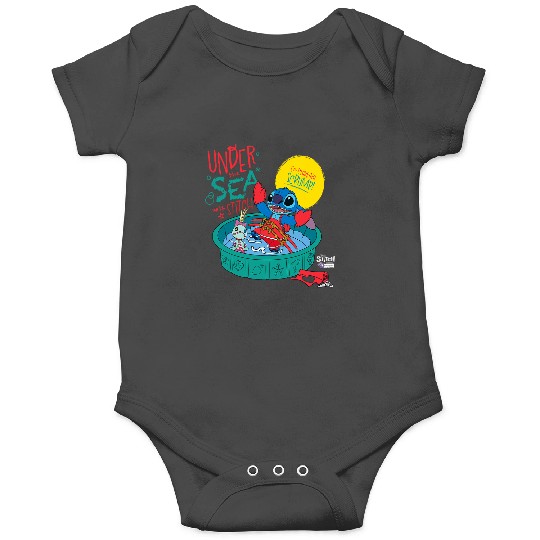 Disney 100 Stitch in Costume Little Mermaid Under the Sea Onesies