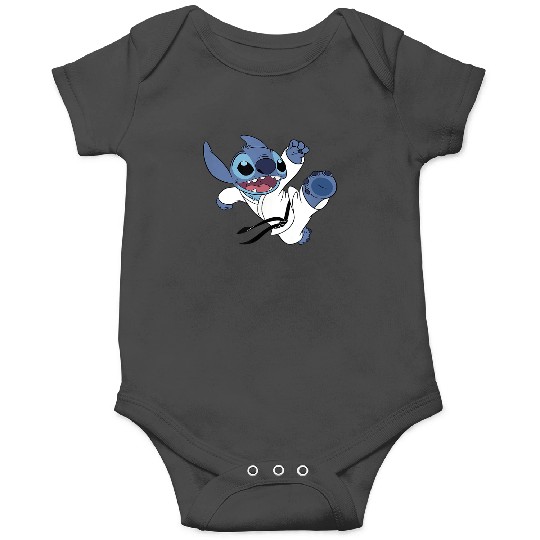 Disney Lilo & Stitch Karate Kick Black Belt Cute Onesies