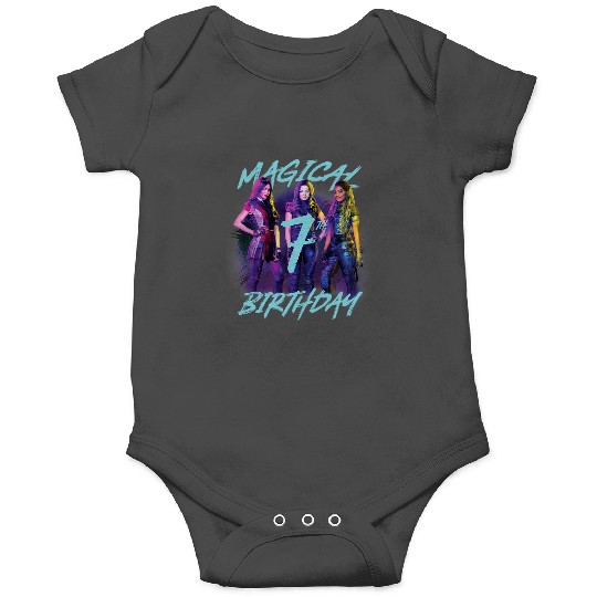 Disney Descendants 3 Magical 7th Birthday Group Poster Onesies