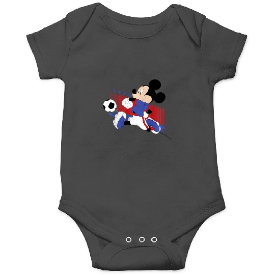Kids Disney Mickey And Friends Mickey Soccer Player USA Toddler Onesies