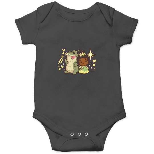 Disney Princess - Tiana and Louis The Alligator Onesies