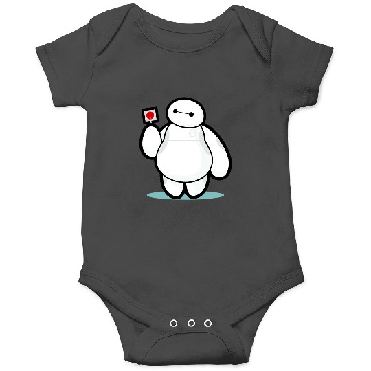 Disney Big Hero 6 Baymax With Lollipop Cute Shot Onesies