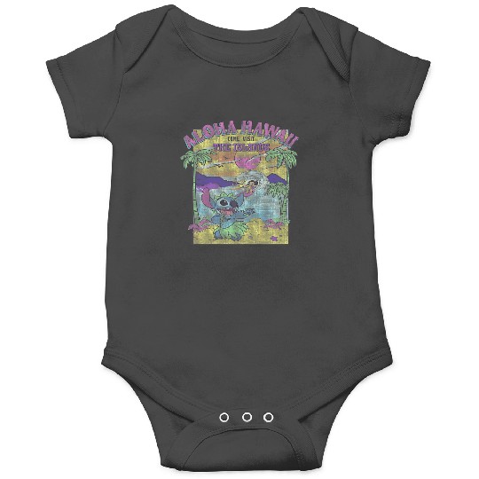 Kids Disney Lilo & Stitch Aloha Hawaii The Islan Onesies
