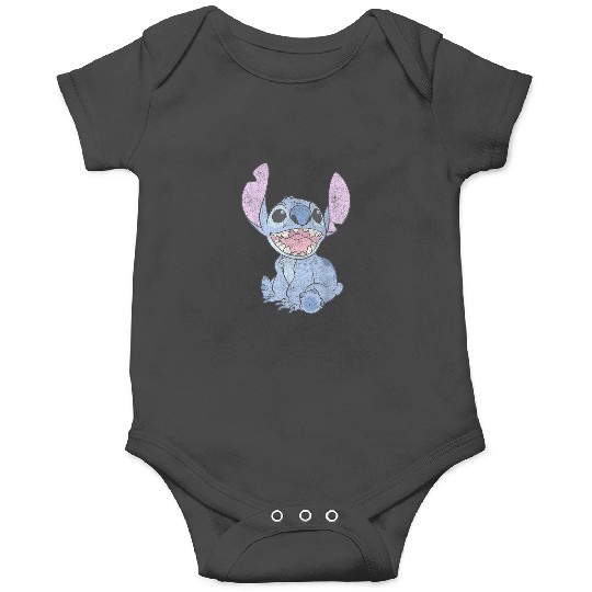 Disney Lilo Stitch Happy Stitch  Portrait Onesies