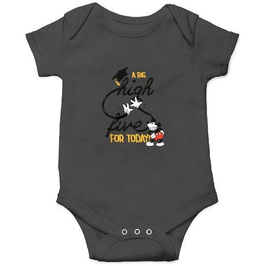 Disney Mickey Mouse A Big High Five for Today Graduation Onesies