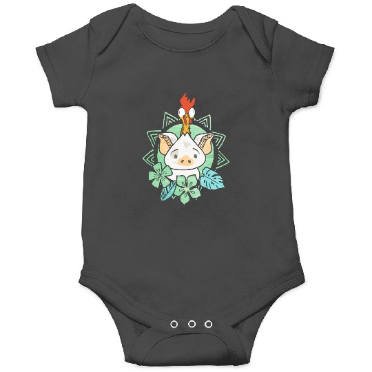 Disney Moana Pua Hei Hei Tropical Graphic Onesies