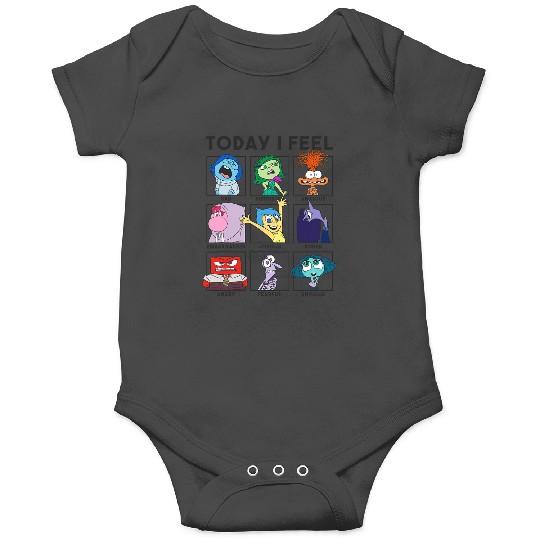 Disney Pixar Inside Out 2 Today I Feel... Emotions Panels Onesies