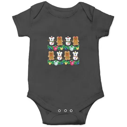 Ha-ppy H-o-liday Gingerbread   : Mickey Disney Christmas, Disney Christmas Onesies