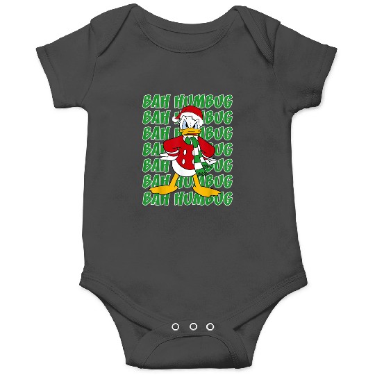 Dis.ney Donald Duck Bah Humbug Christmas Text Stack  : Mickey Disney Christmas, Disney Christmas Onesies