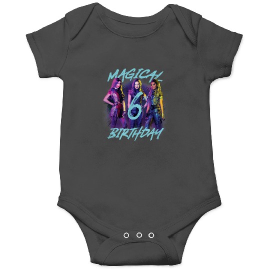 Disney Descendants 3 Magical 6th Birthday Group Poster T-Shirt Onesies