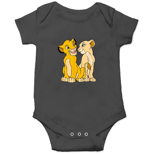 Disney The Lion King Cute Simba Nala Big Chest Portraits Onesies